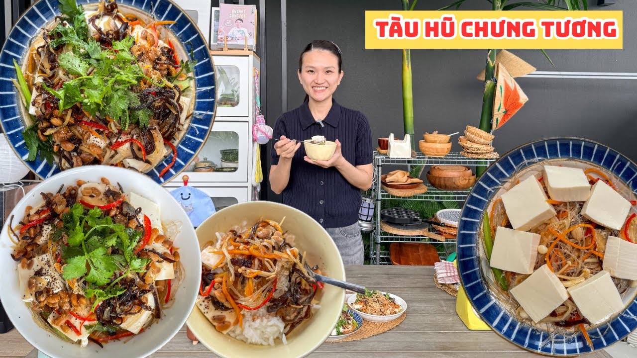 Cách Làm Tàu Hũ Chưng Tương Chay